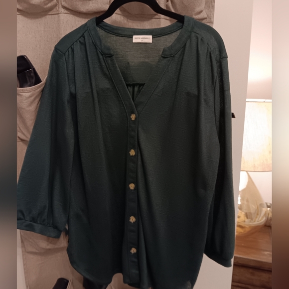 Petite long-sleeved Top - Picture 1 of 3